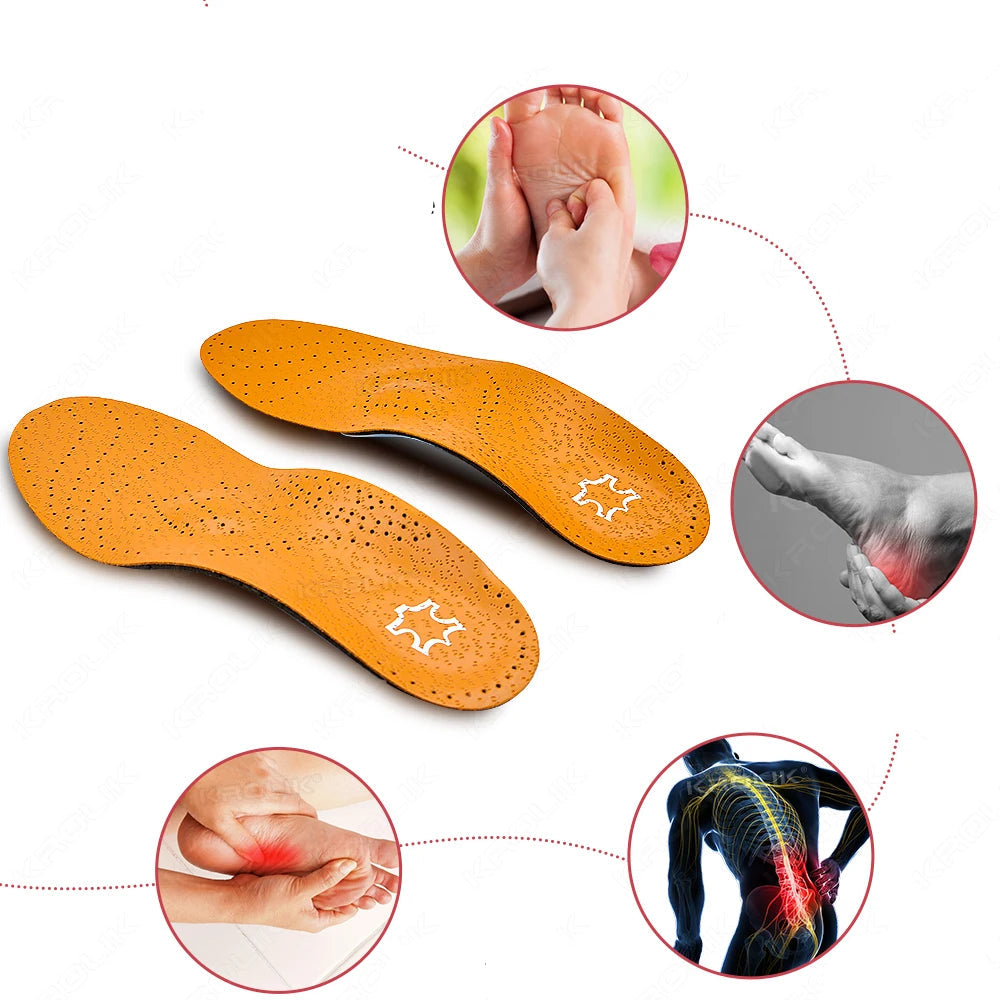 Semelle Orthopédique en Cuir|LuxeSupport