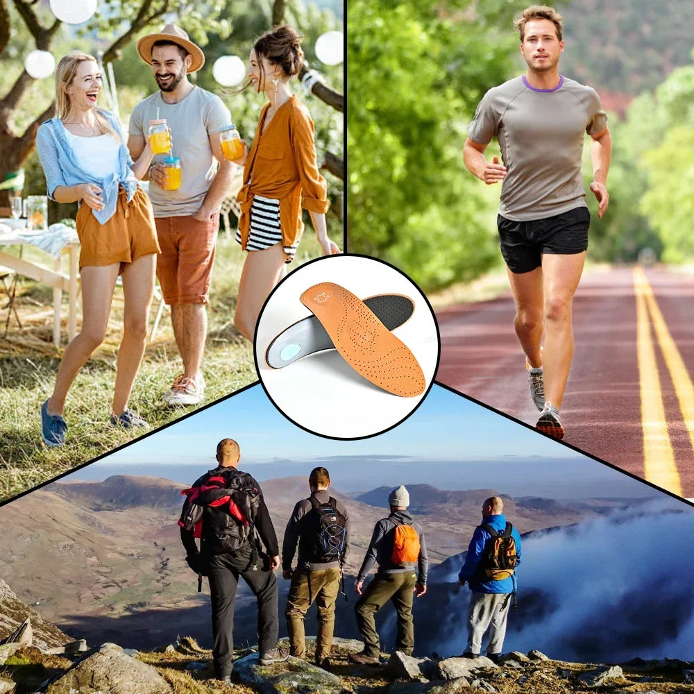 Semelle Orthopédique en Cuir ZenStep - Équilibre et Légèreté pour Vos Pas