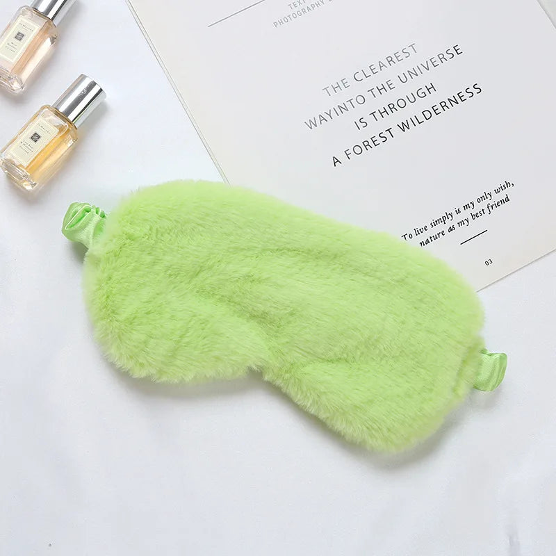 Masque de sommeil fourrure