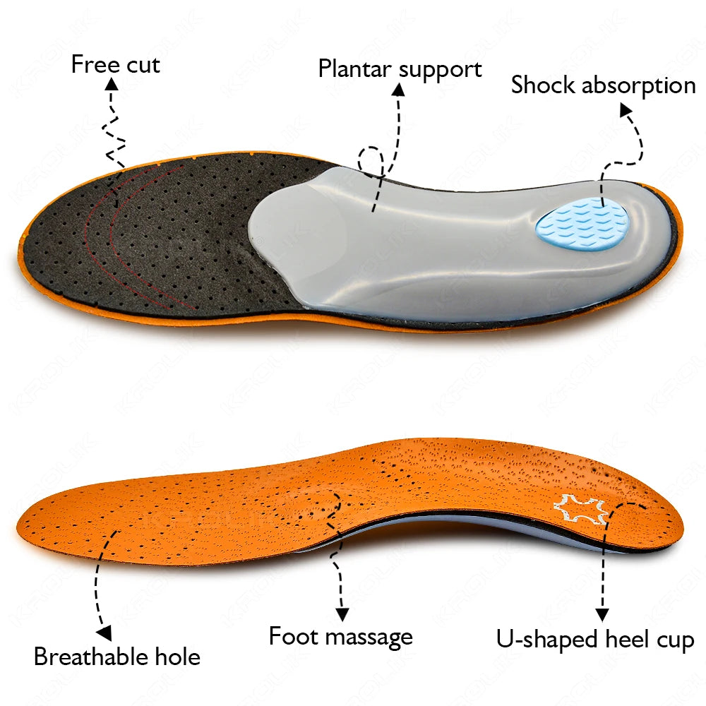 Semelle Orthopédique en Cuir|FlexAlign