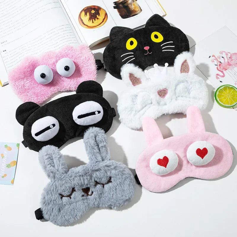 Masque de sommeil peluche