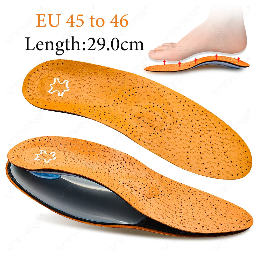 Semelle Orthopédique en Cuir|FlexAlign
