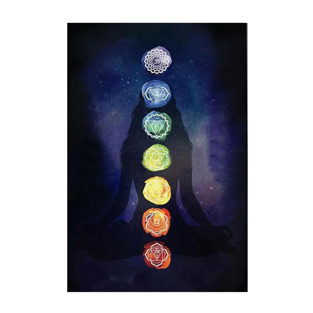 Tapis de yoga|rainbow