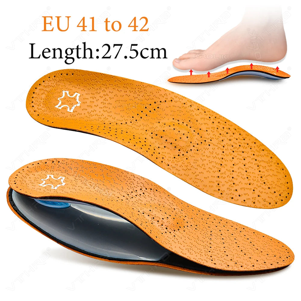 Semelle Orthopédique en Cuir|FlexAlign
