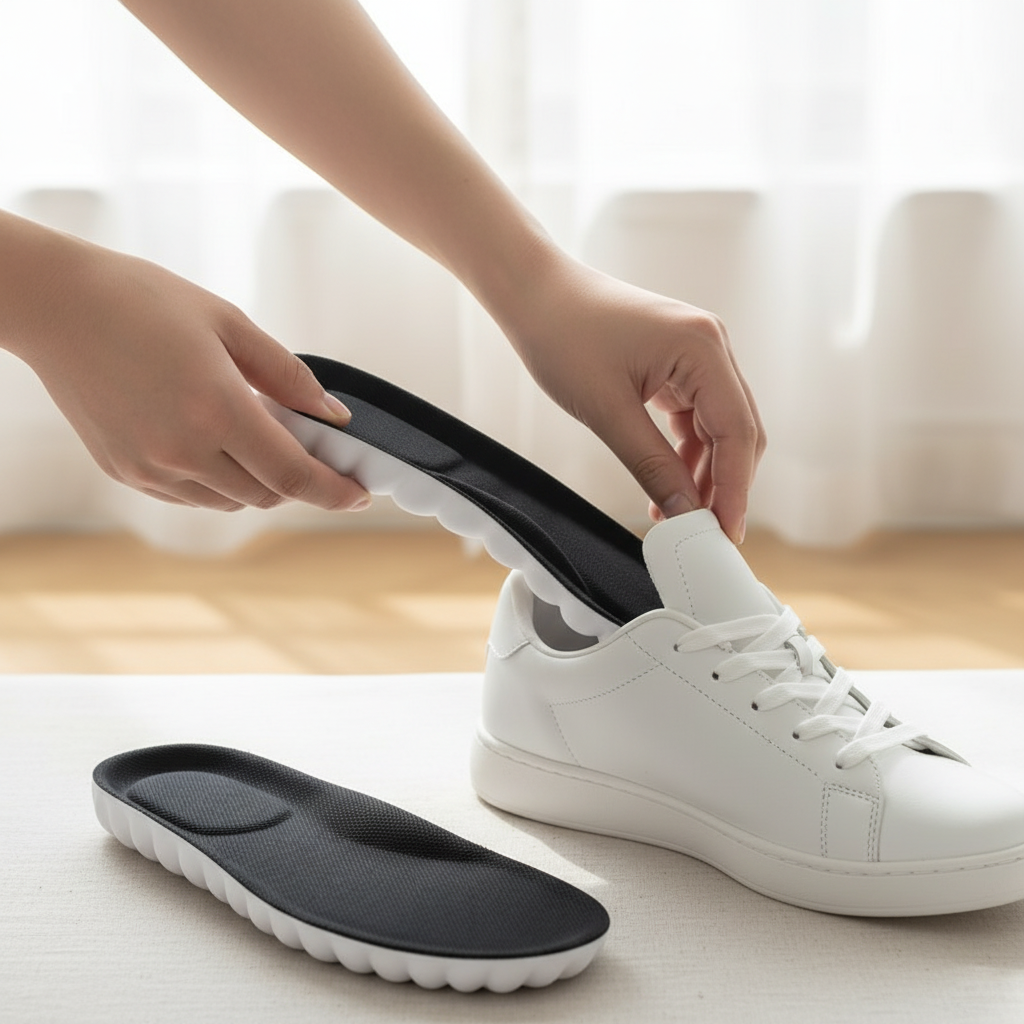 Insertion dans chaussure