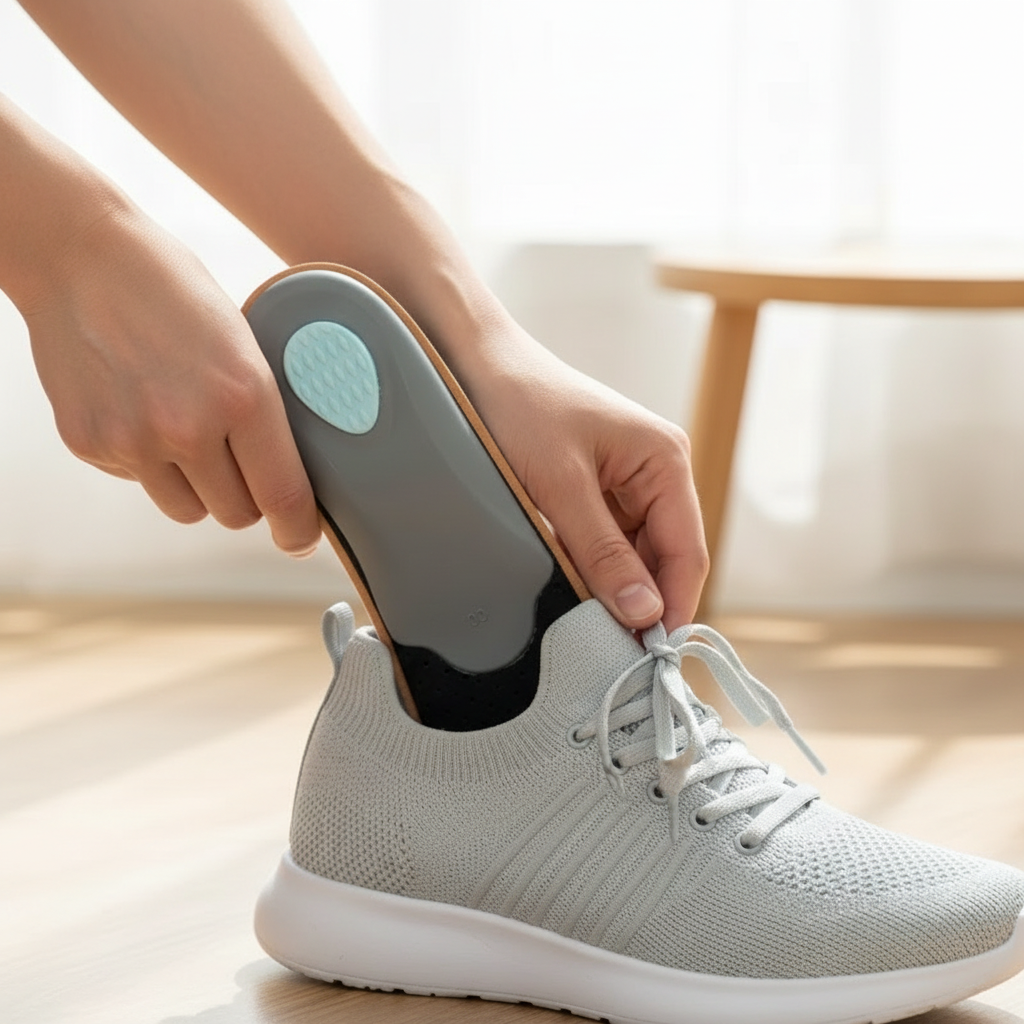 Insertion dans chaussure