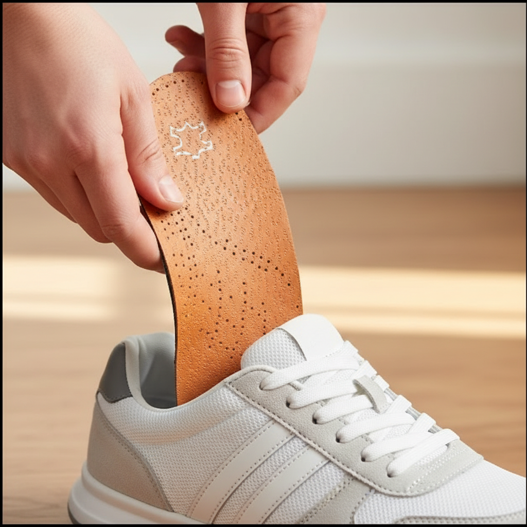 Insertion dans chaussure