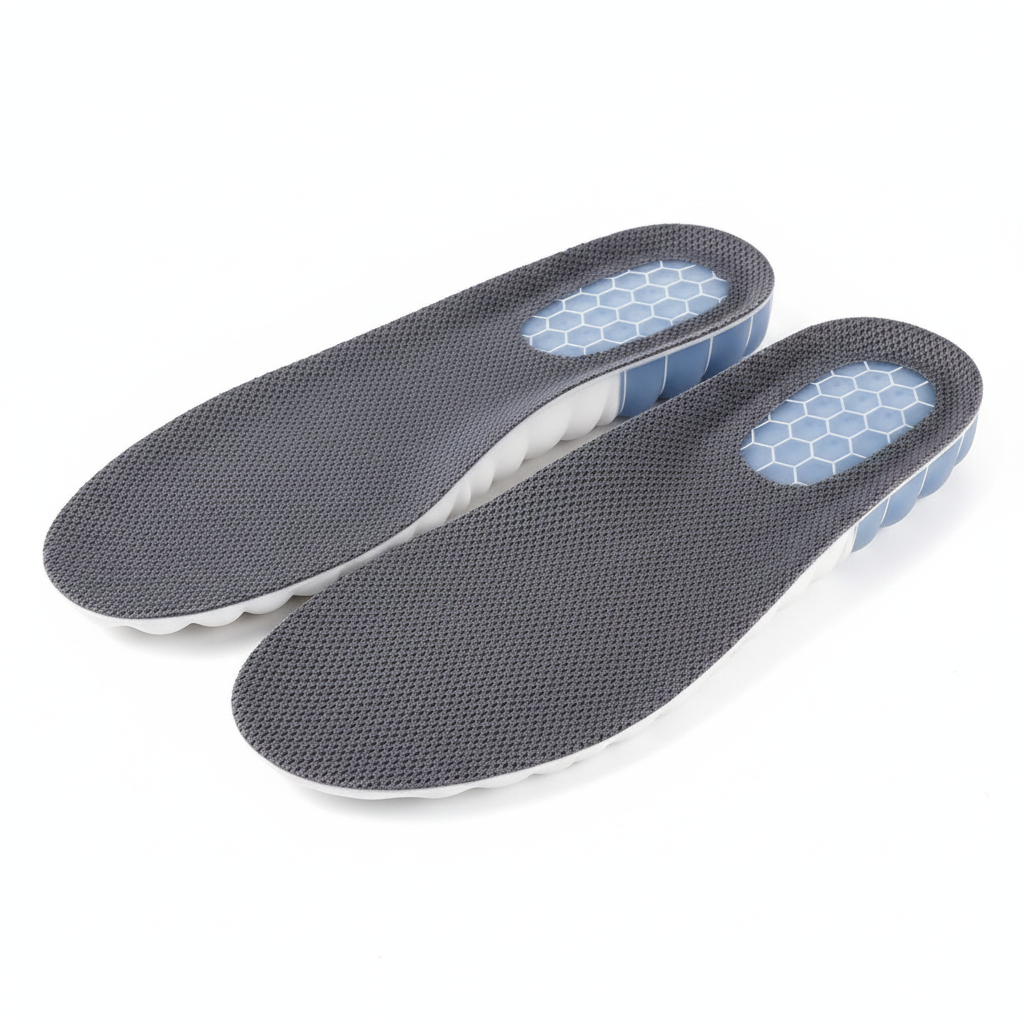 Semelles gris foncé et blanc modèle exact