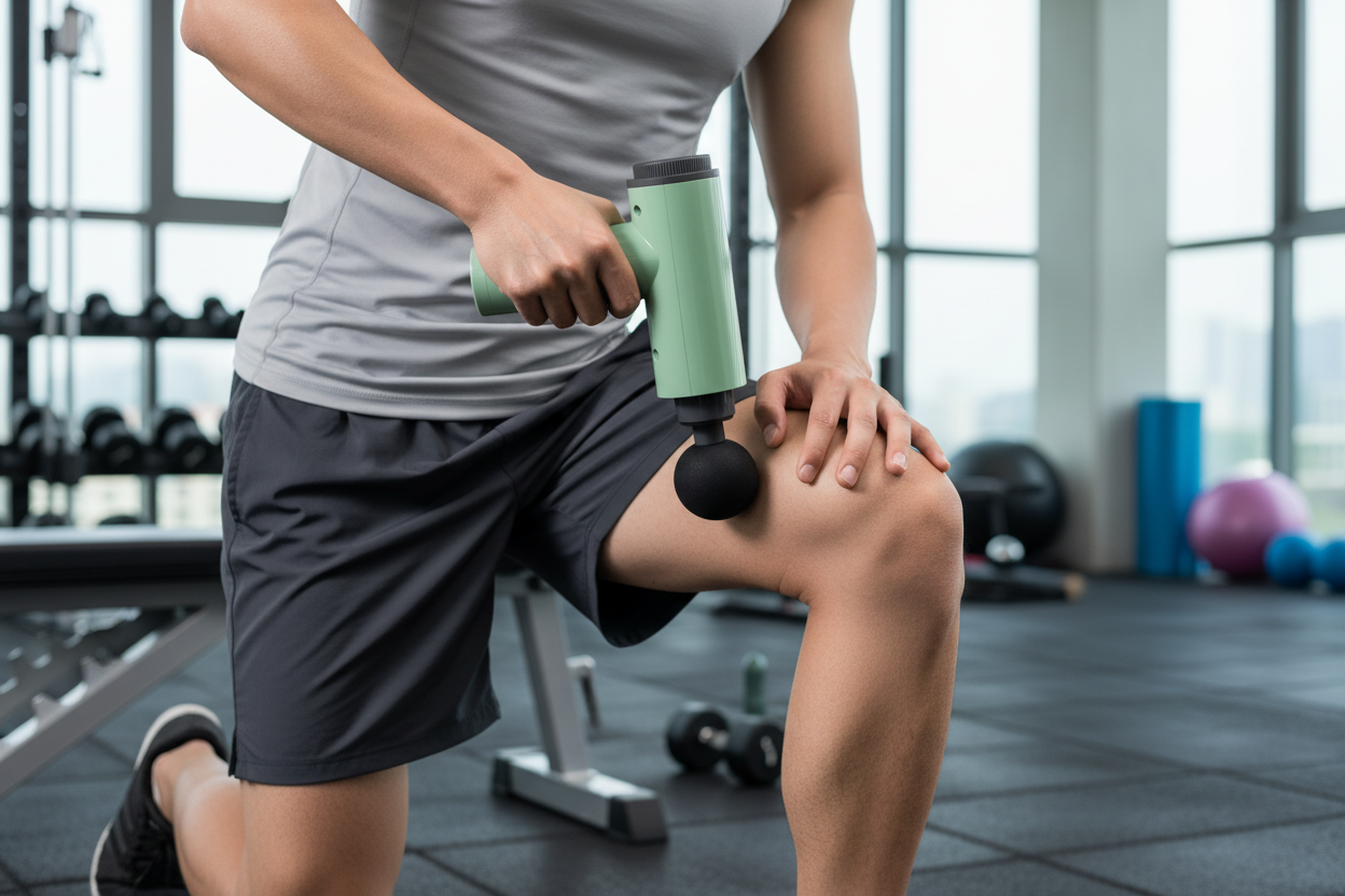 Utilisation sur cuisses/quadriceps