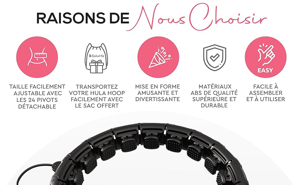 Cerceau de fitness Hula-hoop LoryHoop