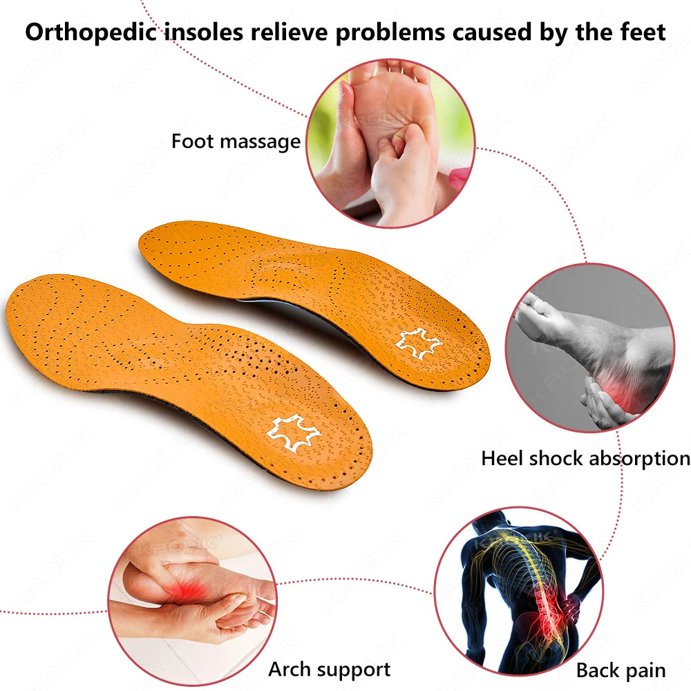 Semelle Orthopédique en Cuir|LuxeSupport
