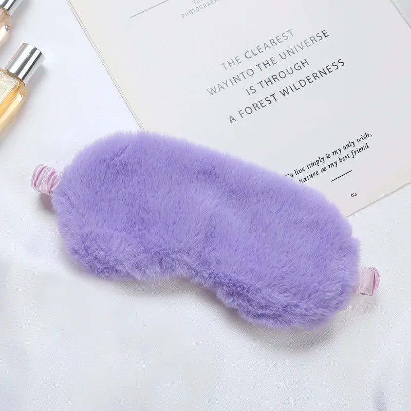 Masque de sommeil fourrure