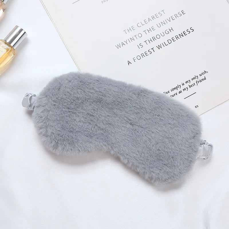 Masque de sommeil fourrure
