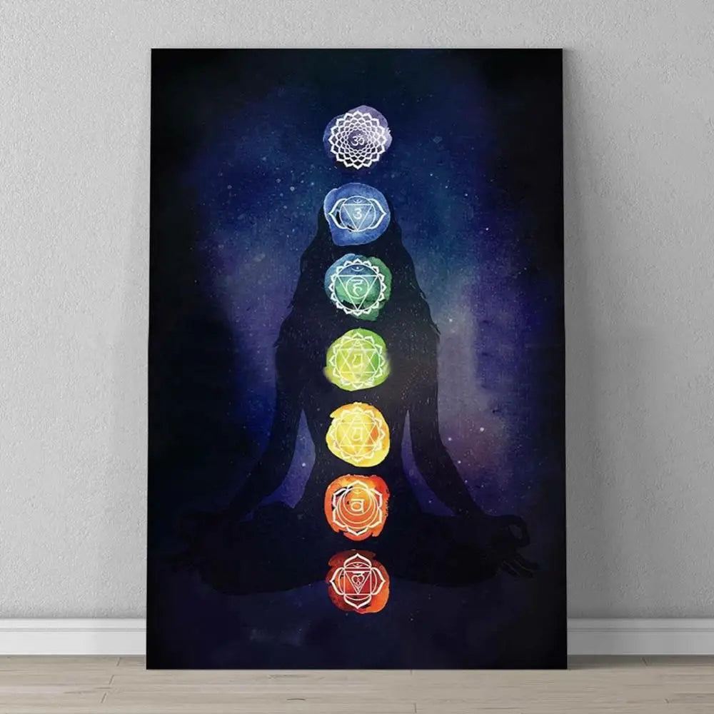 Tapis de yoga|rainbow