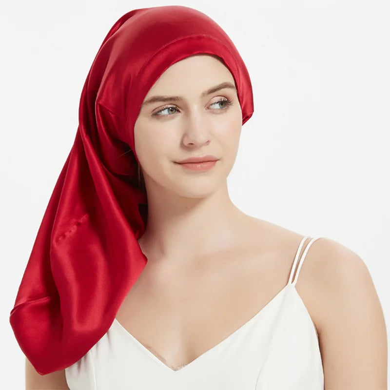 bonnet de nuit en soie| SereniSilk
