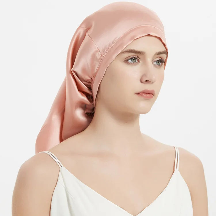 bonnet de nuit en soie| SereniSilk