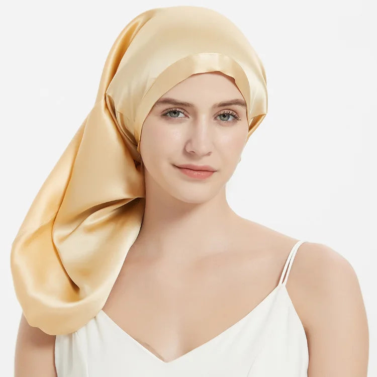 bonnet de nuit en soie| SereniSilk