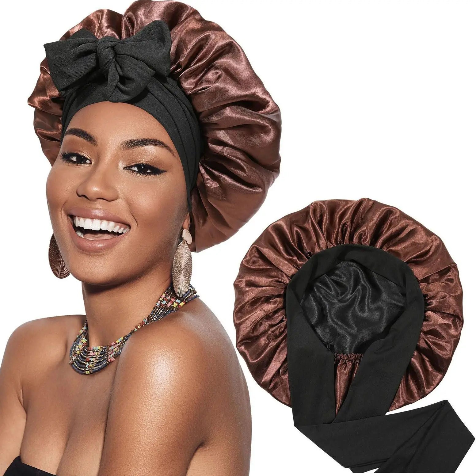 Bonnet de nuit en satin|PureDream