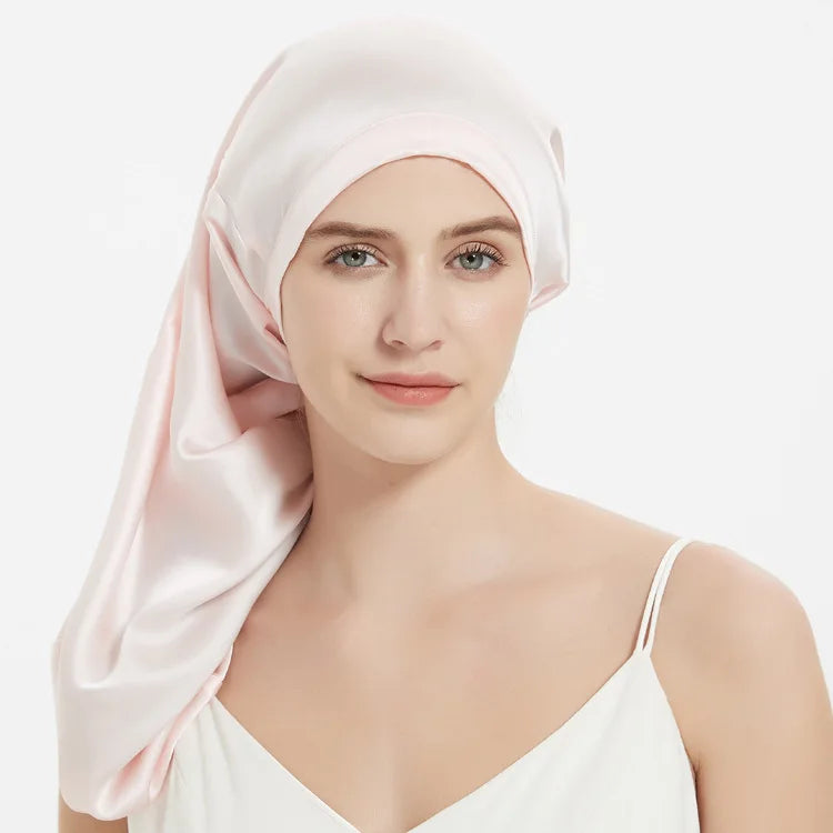 bonnet de nuit en soie| SereniSilk