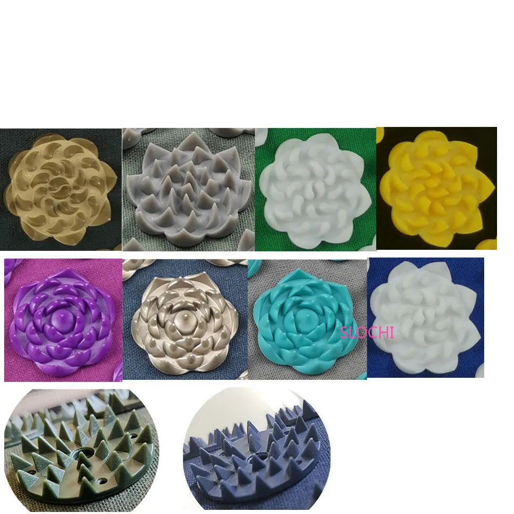 Tapis d'acupression champ de fleurs