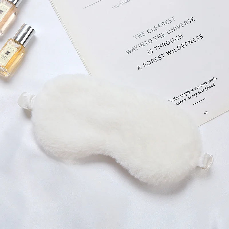 Masque de sommeil fourrure