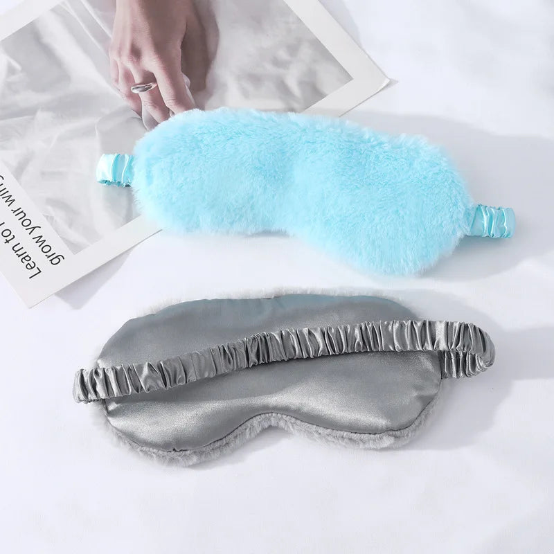 Masque de sommeil fourrure