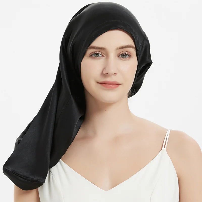bonnet de nuit en soie| SereniSilk