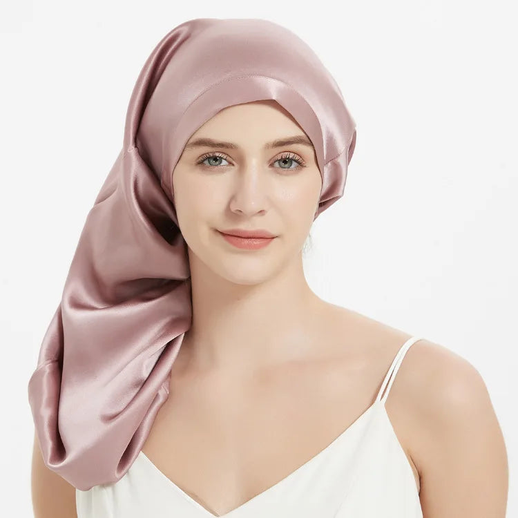 bonnet de nuit en soie| SereniSilk