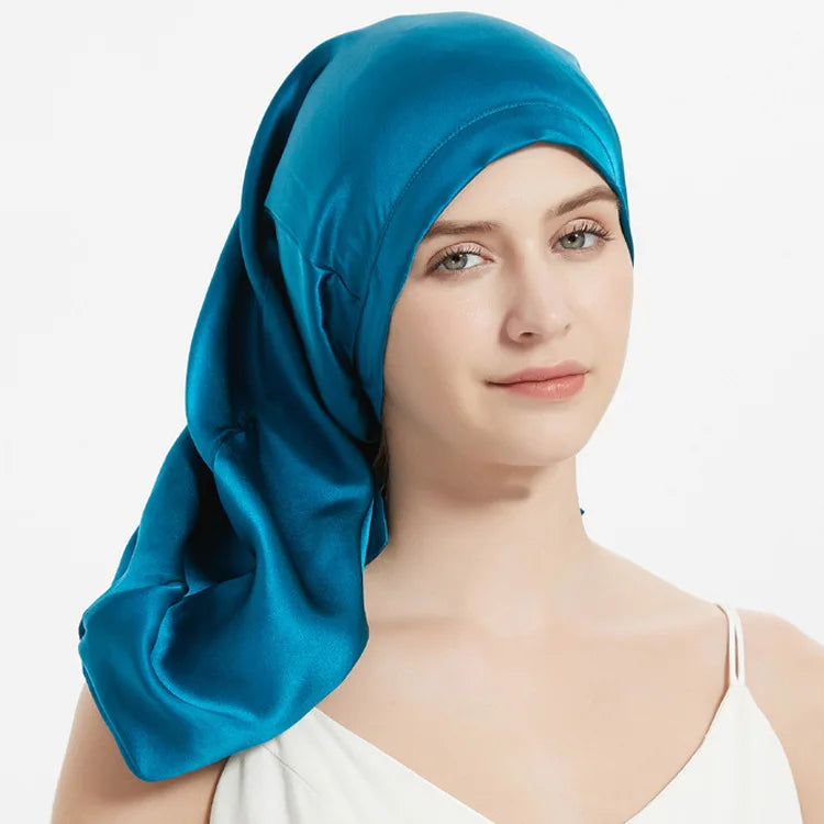 bonnet de nuit en soie| SereniSilk