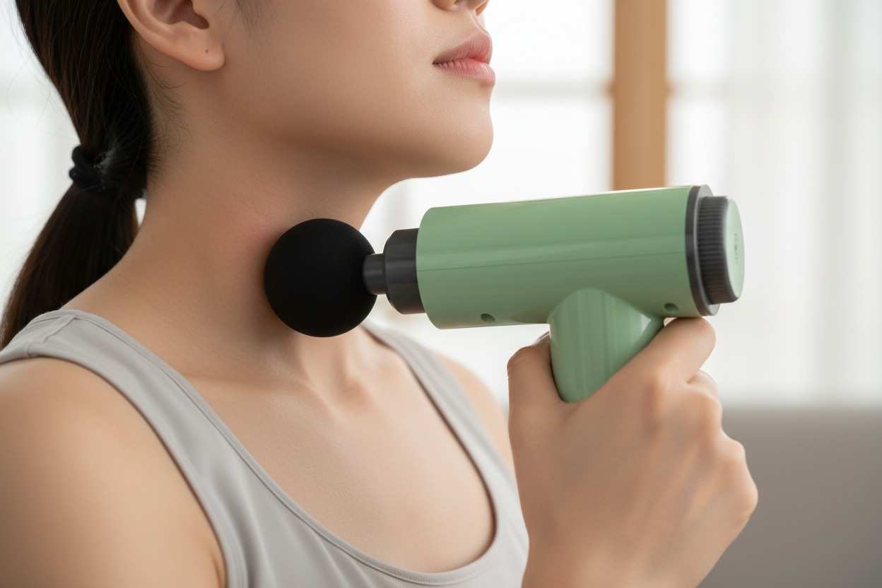 Contact direct sur nuque