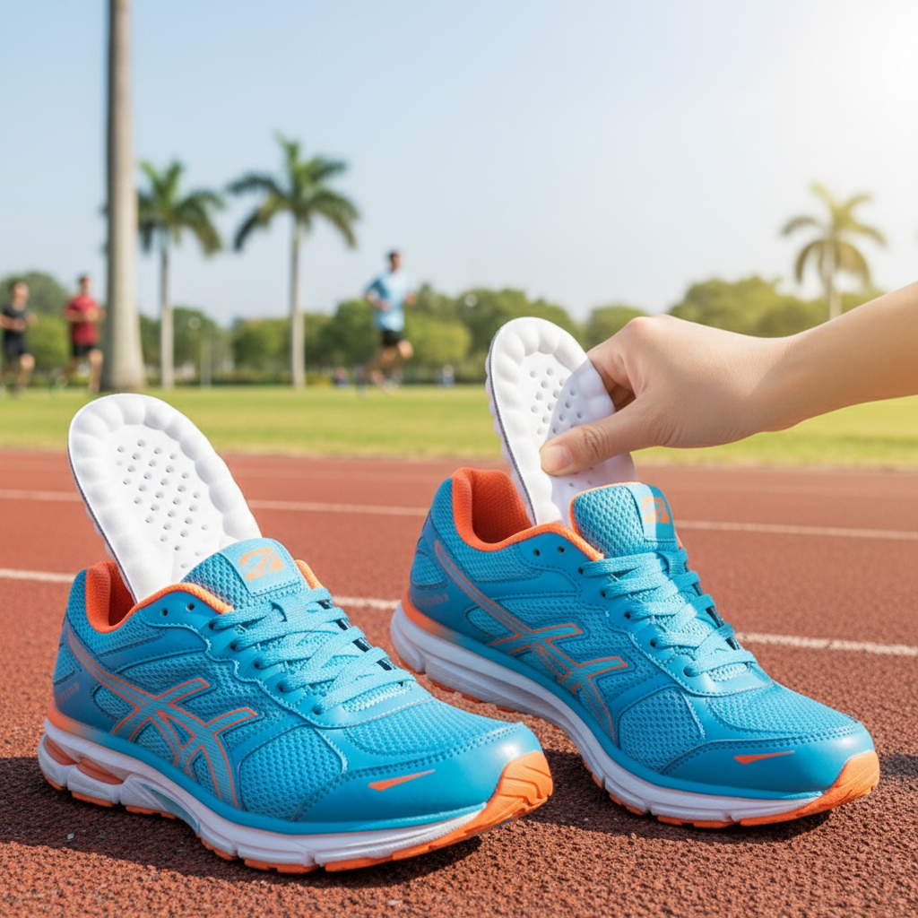 Dans chaussures de course