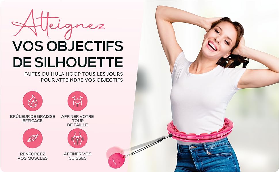 Cerceau de fitness Hula-hoop LoryFit