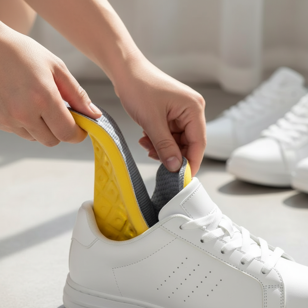 Insertion dans chaussure