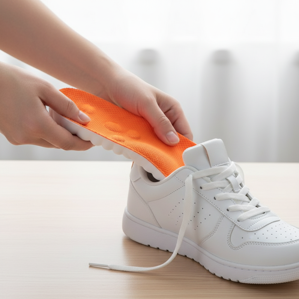 Insertion dans chaussure