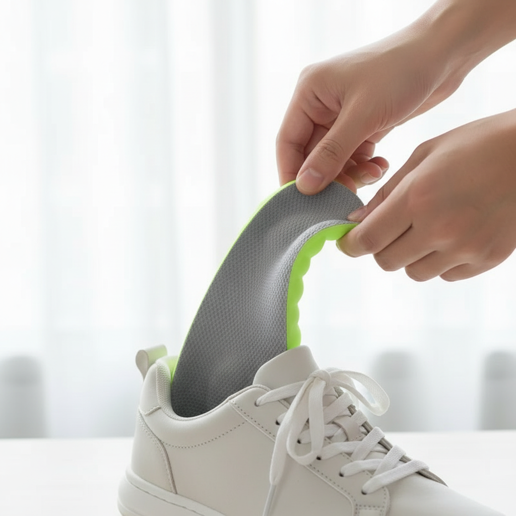 Insertion dans chaussure