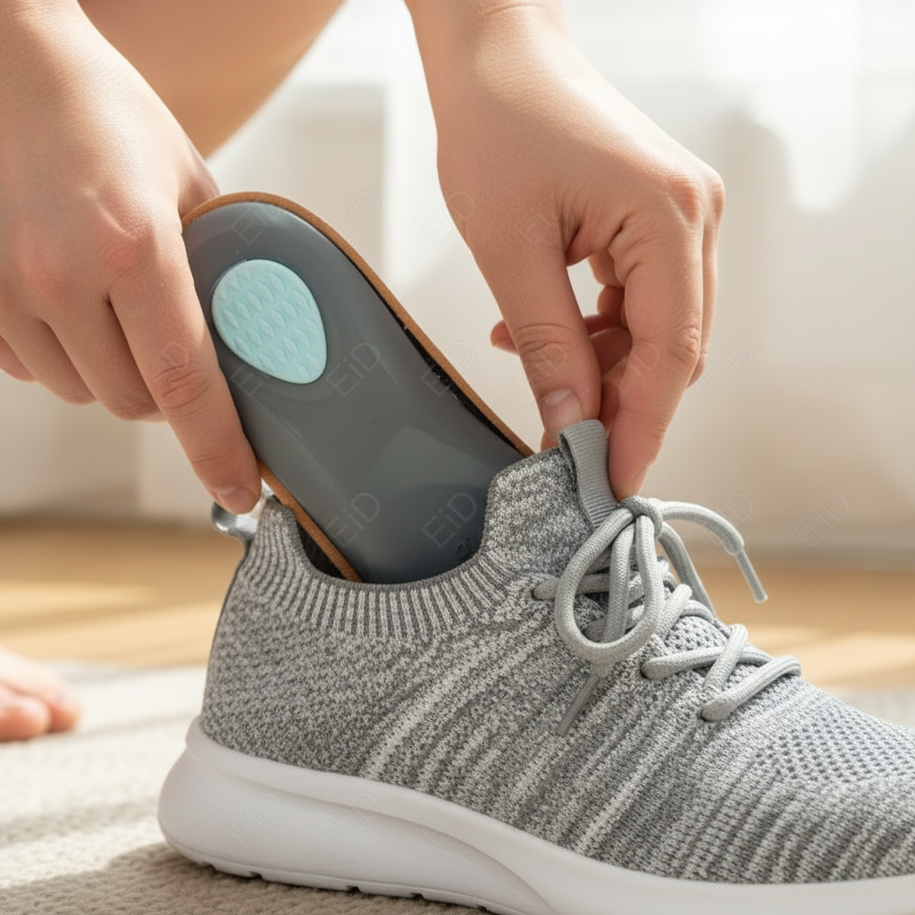 Insertion dans chaussure