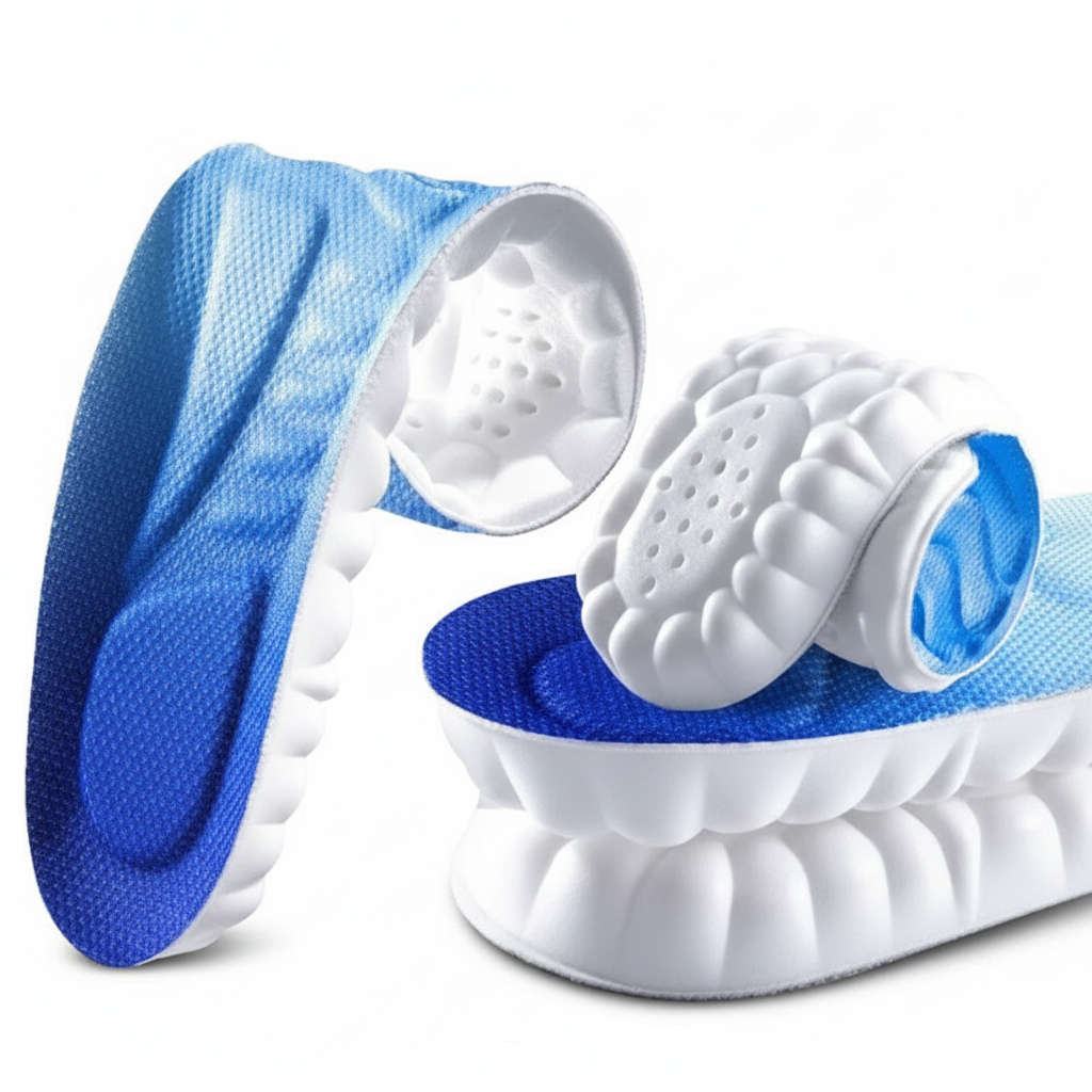 Semelles bleu et blanc 1