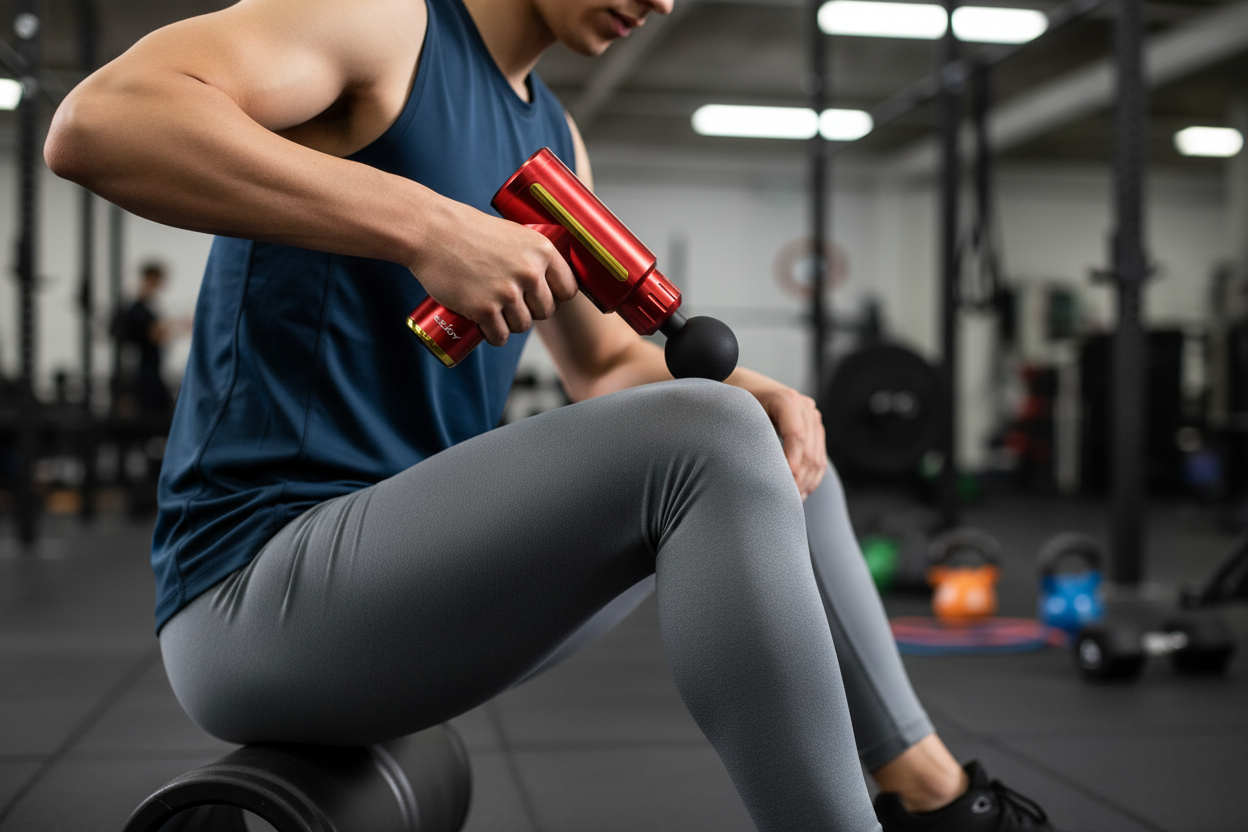 Utilisation sur cuisses/quadriceps