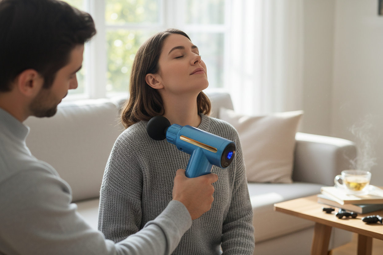 Utilisation sur la nuque