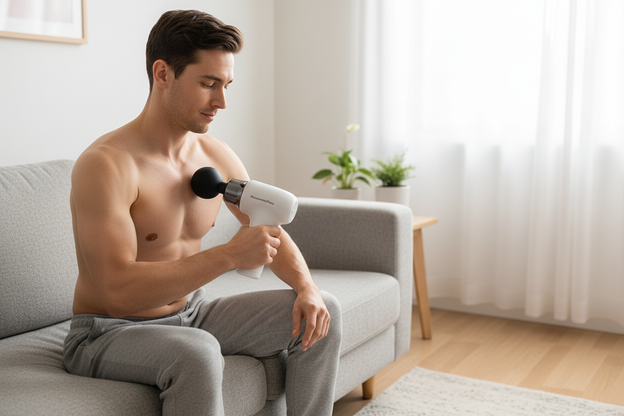 Utilisation sur pectoraux